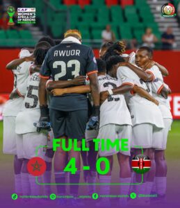 Harambee Starlets Outclassed by Hosts Morocco in WAFCON 2026 Opener
